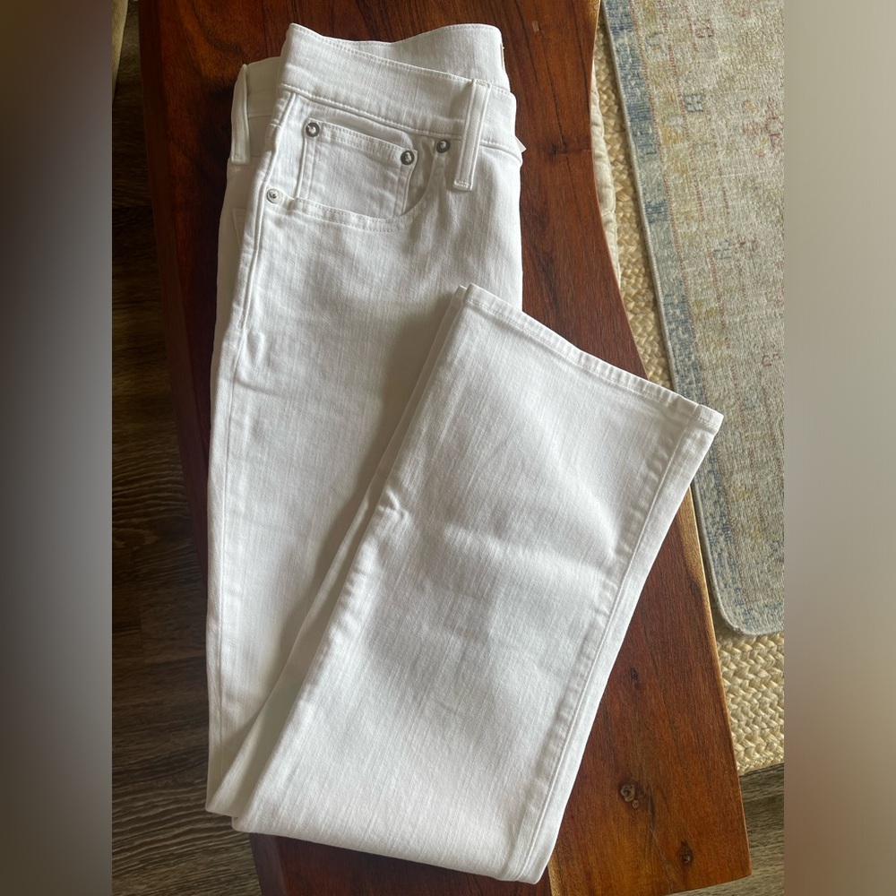 MADEWELL mid-rise kick-out denim jeans